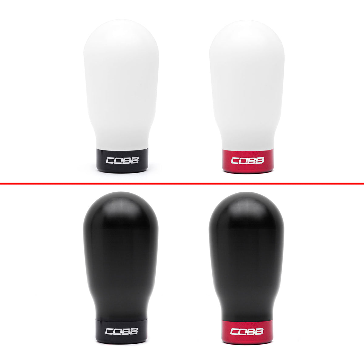 Cobb Subaru STI 6MT Stg 1+ Drivetrain Pkg (Tall Weighted Knob) - White - 215X01P-TW-W