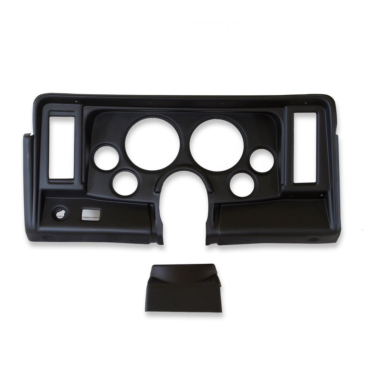 Autometer Designer Black 69-76 Nova Dash Kit 6pc Tach / MPH / Fuel / Oil / WTMP / Volt - 7024-DB
