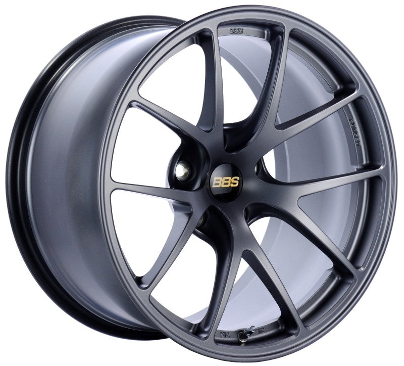 BBS RI-A 18x9 5x114.3 ET50 82mm PFS Required Matte Graphite Wheel - RIA035MGR