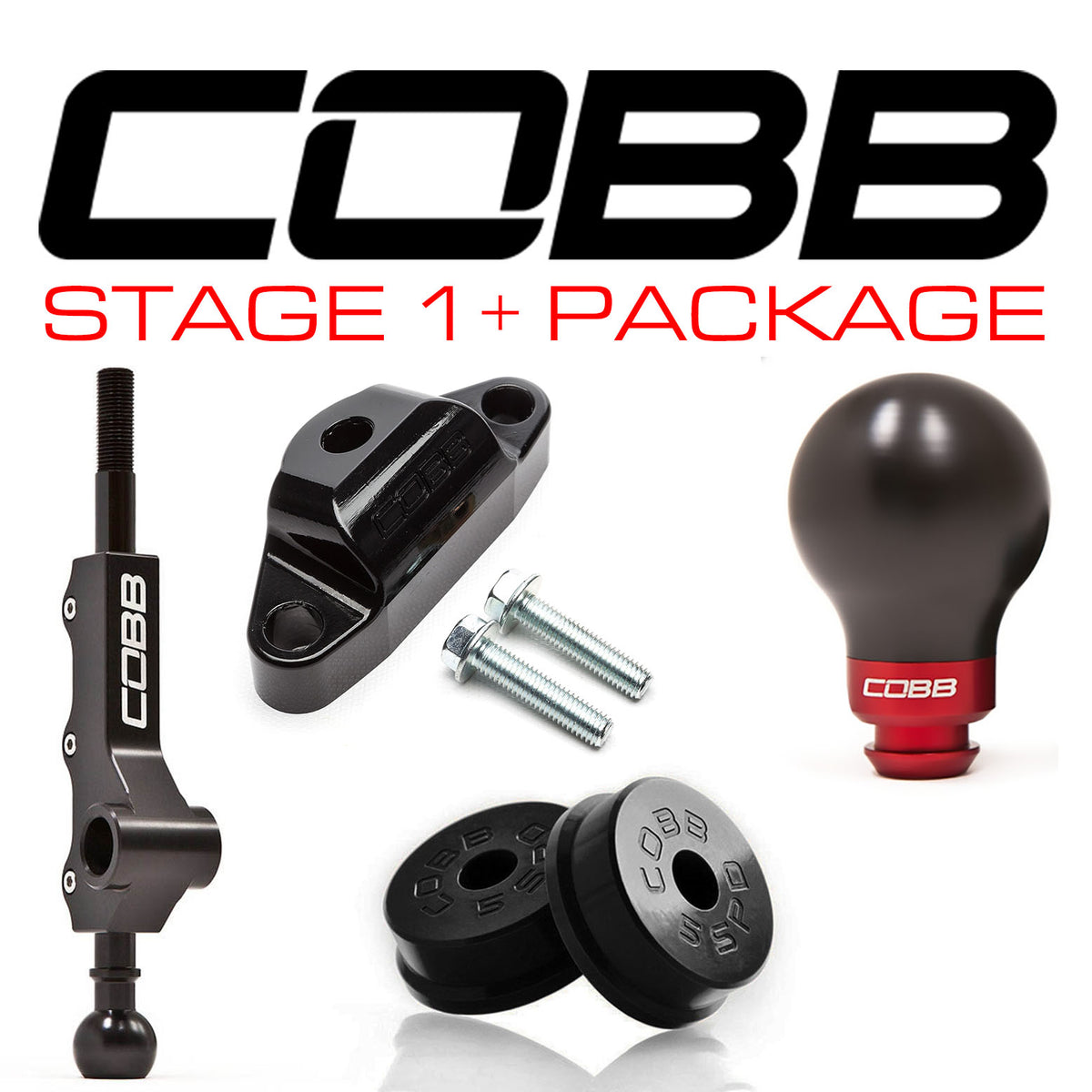 Cobb Subaru 02-07 WRX 5MT Stage 1+ Drivetrain Package w/Wide Barrel Shifter - 212X01P-W-RD