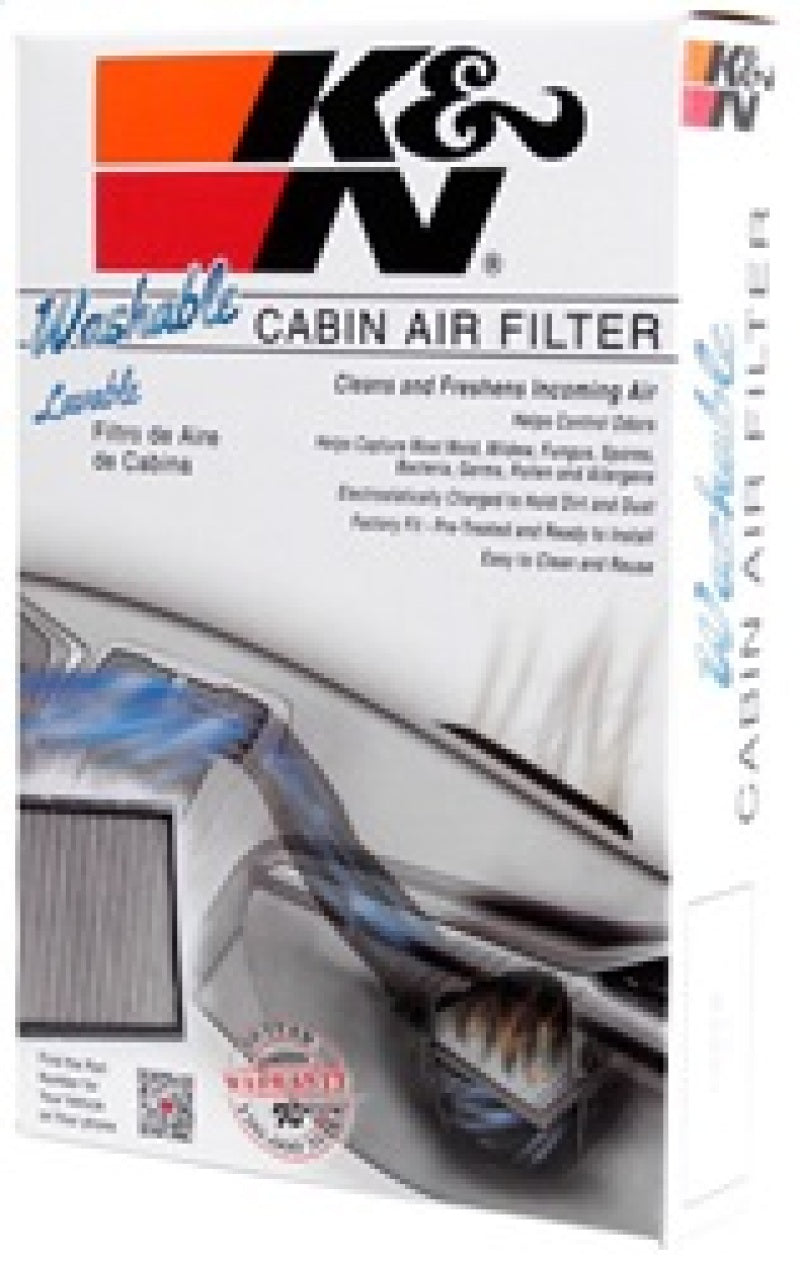 K&N 08-16 Buick Enclave 3.6L V6 Cabin Air Filter - VF1012 for 2008-2017 Buick Enclave - side view