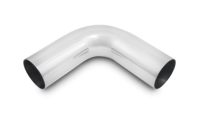 Vibrant 2.5in O.D. Universal Aluminum Tubing (90 degree bend) - Polished - 2178