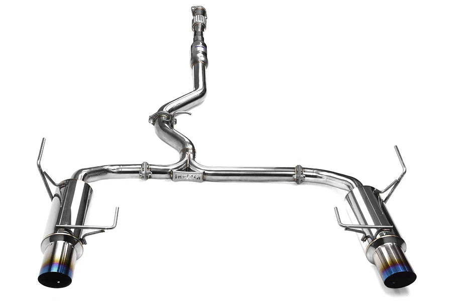 Invidia 10+ Legacy Dual N1 Single Layer Titanium Tipped Cat-back Exhaust - HS10SL1GTT