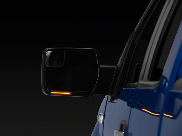 Raxiom 04-14 Ford F-150 Axial Series Sequential Side Mirror LED Turn Signals- Smoked - T545498 for 2004-2014 Ford F 150 - fro