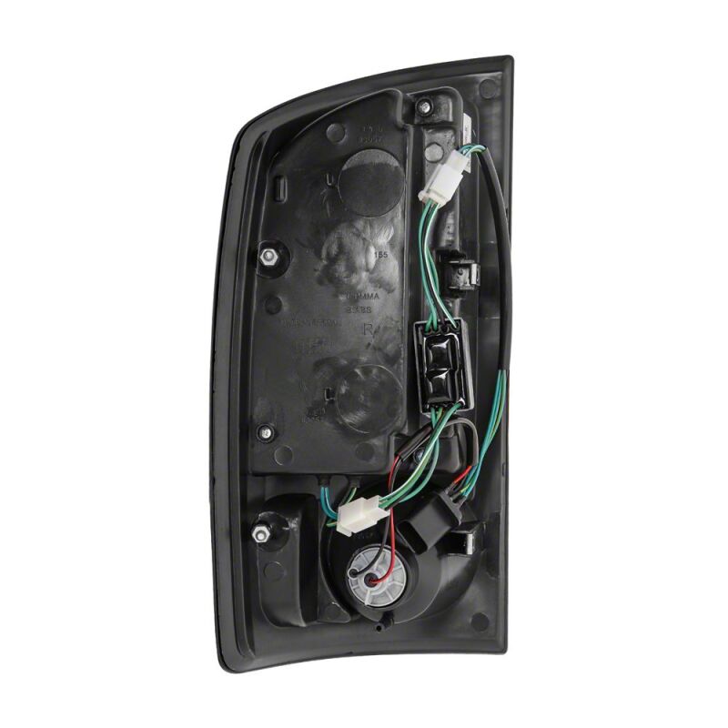 Raxiom 02-05 Dodge RAM 1500 LED Tail Lights- Black Housing- Clear Lens - R110151 - close-up view