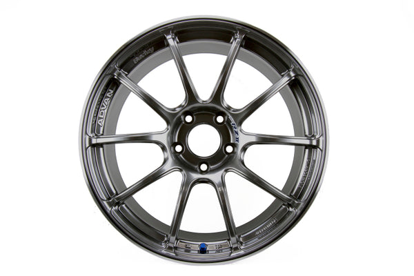 Advan RZII 18x9.5 +50 5-120 Racing Hyper Black Wheel - YAZ8J50WHB by Advan - front view