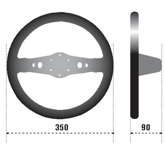 Sparco Strwhl 215 Suede Black - 015R215CSN