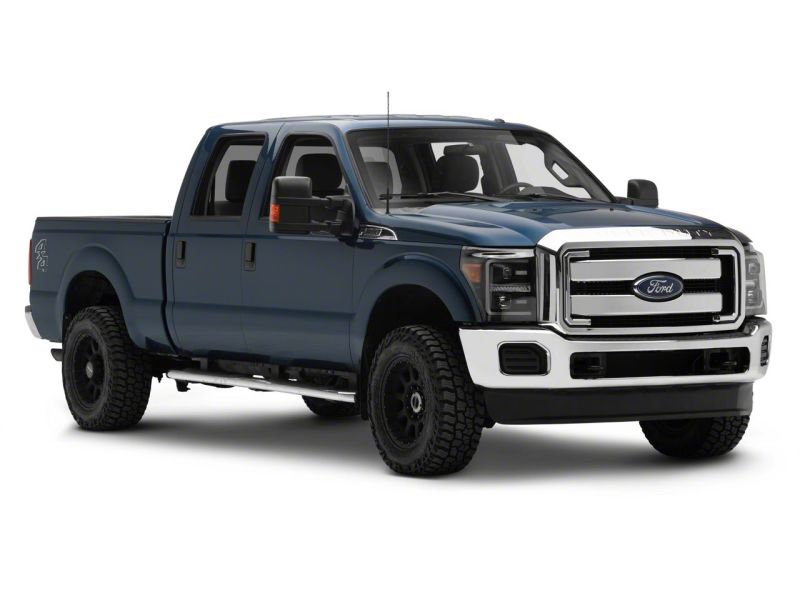 Raxiom 11-16 Ford F-250 Super Duty LED Projector Headlights - Blk Housing (Clear Lens) - SD3620