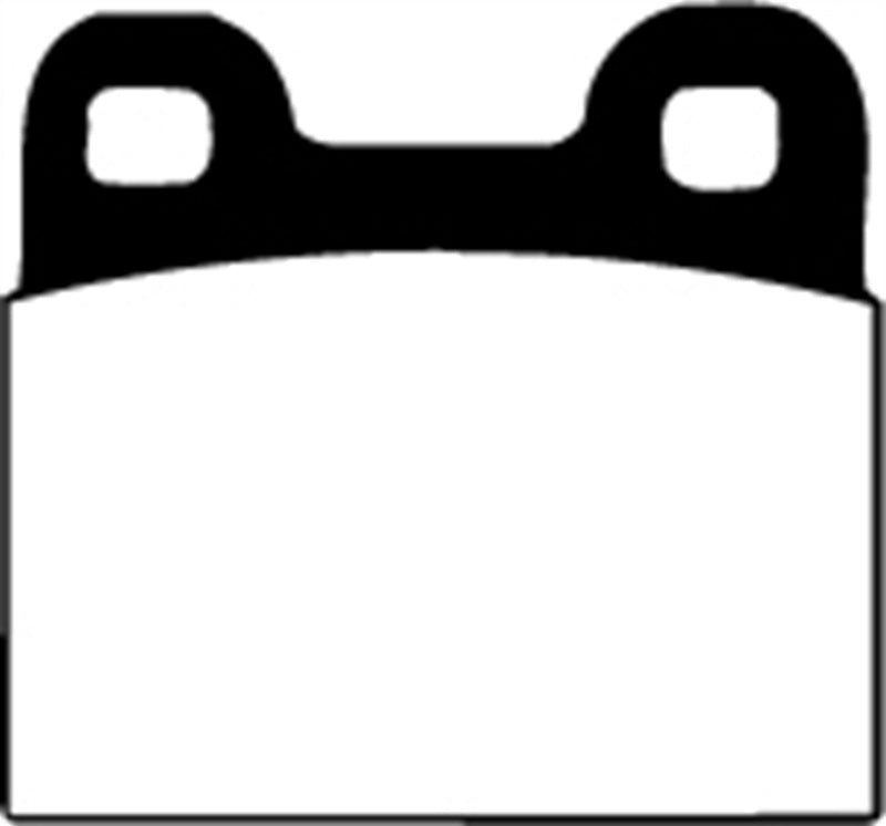 EBC 70-75 Alfa Romeo Montreal 2.6 Redstuff Rear Brake Pads - DP3105C for 1977-1982 BMW 6 Series - angle view