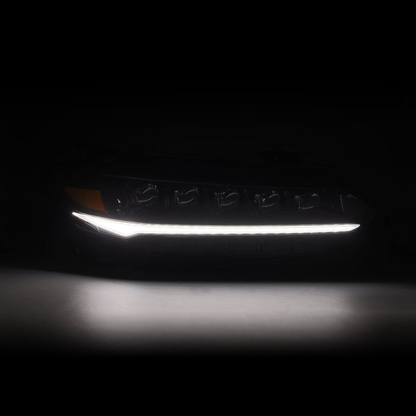 AlphaRex 22-25 Honda Civic NOVA LED Headlights - Black - 880348