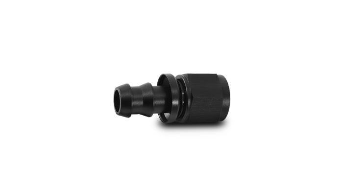 Vibrant -8AN Push-On Straight Hose End Fitting - Aluminum - 22008