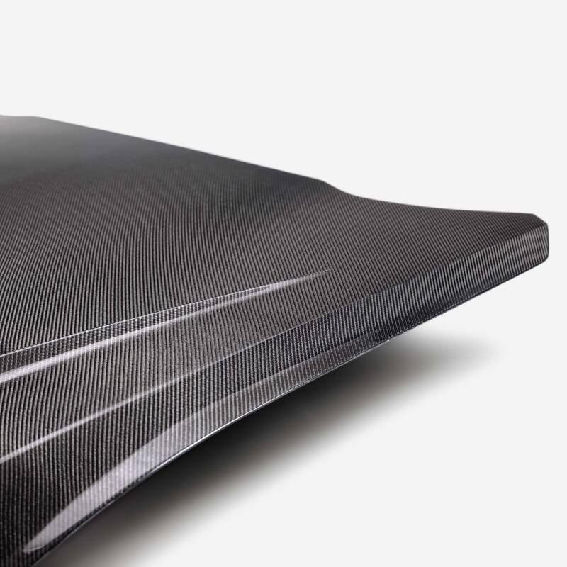 Anderson Composites 2024 Ford Mustang Type-GTD Double Sided Carbon Fiber Hood - AC-HD24FDMU-GTD-DS