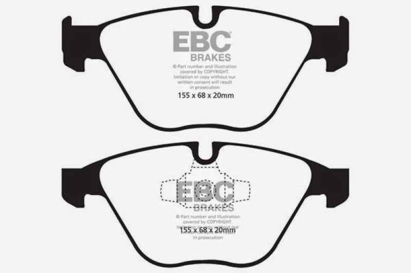 EBC 13+ BMW X1 2.0 Turbo (28i) Redstuff Front Brake Pads - DP31512C