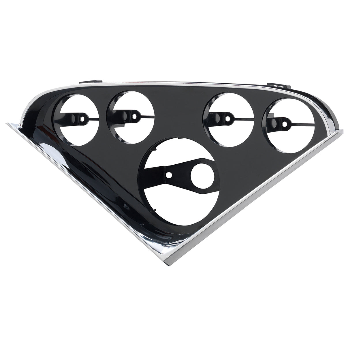 Autometer 55-59 Chevy Trucks 5-Gauge Dash Panel (Fits one 3-3/8in Tach/Speedo four 2-1/16in Gauges) - 2208
