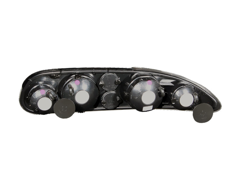 ANZO 1993-2002 Chevrolet Camaro Taillights Black - 221013