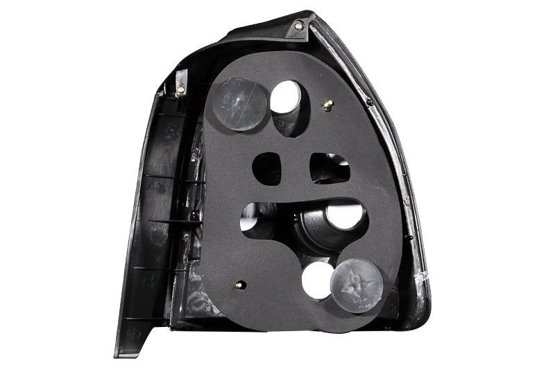ANZO 1996-2000 Honda Civic Taillights Black - 221065