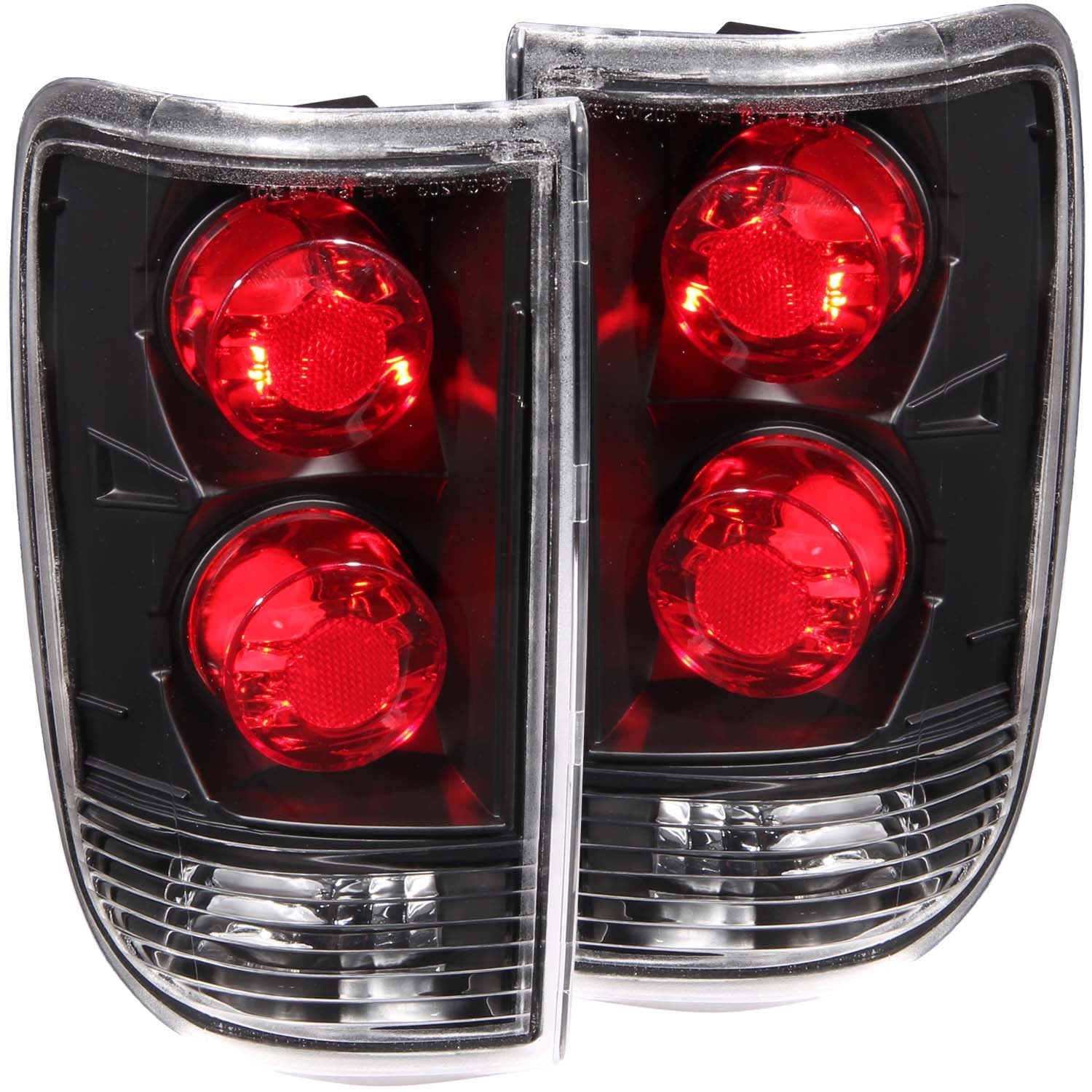 ANZO 1995-2005 Chevrolet Blazer Taillights Dark Smoke - 221173 for 1995-2005 Chevrolet Blazer - front view