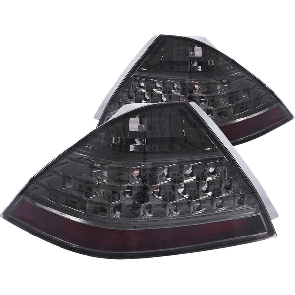 ANZO 2006-2007 Honda Accord Taillights Smoke - 221192 for 2006-2007 Honda Accord - front view