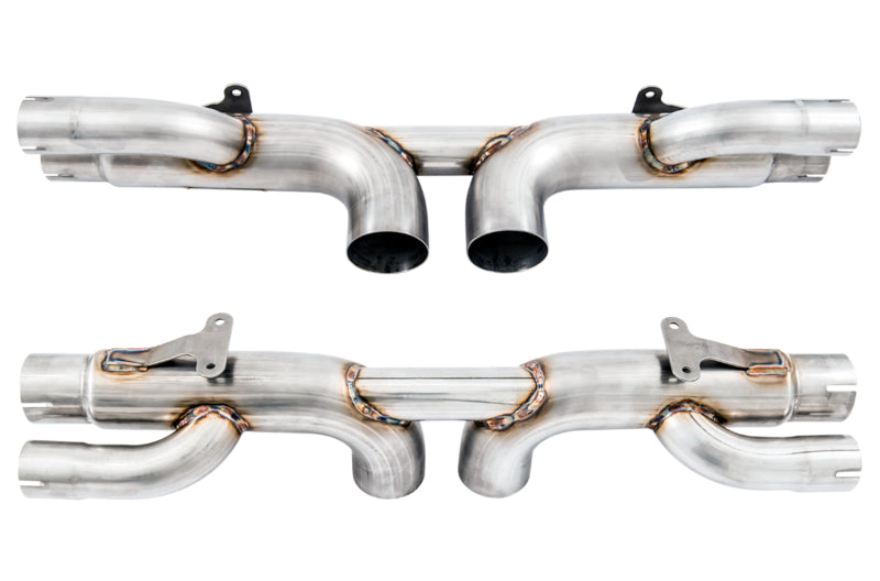AWE Tuning Porsche 991 GT3 / RS Center Muffler Delete - Diamond Black Tips - 3010-33044