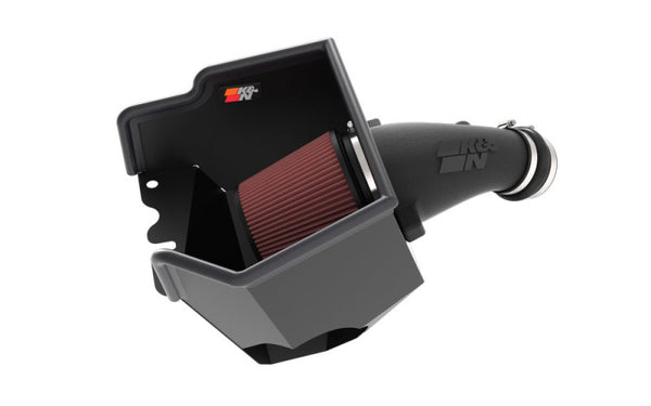 K&N 2022 Jeep Grand Wagoneer V8-6.4L Performance Air Intake System - 63-1590 for 2022-2023 Jeep Grand Wagoneer - front view