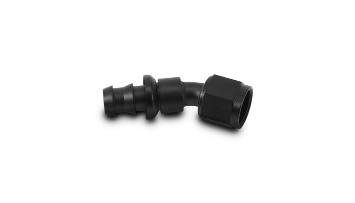Vibrant Push-On 30 Degree Hose End Elbow FittingSize -8AN - 22308