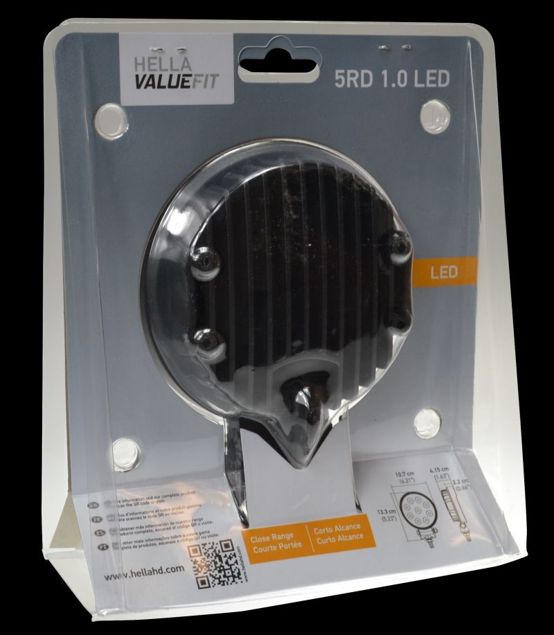 Hella ValueFit Work Light 5RD 1.0 LED MV CR LT - 357101002