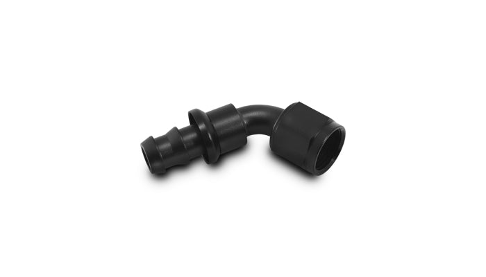 Vibrant Push-On 60 Degree Hose End Elbow FittingSize -4AN - 22604