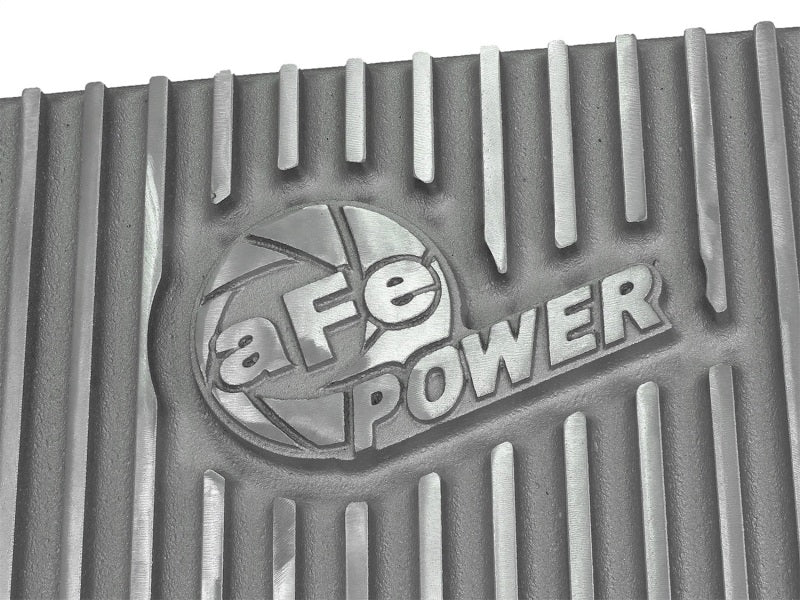 afe Transmission Pan Cover (Raw); GM Diesel Trucks 01-14 V8-6.6L (td) - 46-70070