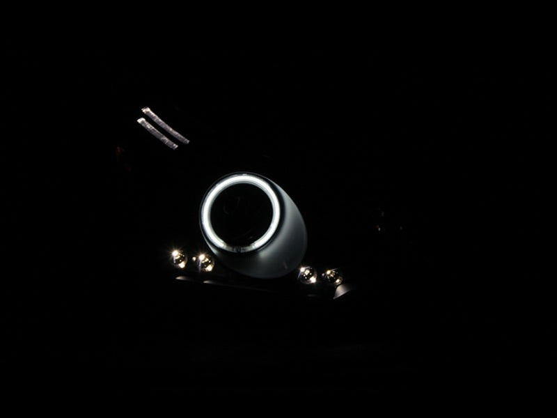 ANZO 2008-2011 Ford Focus Projector Headlights Black - 121272