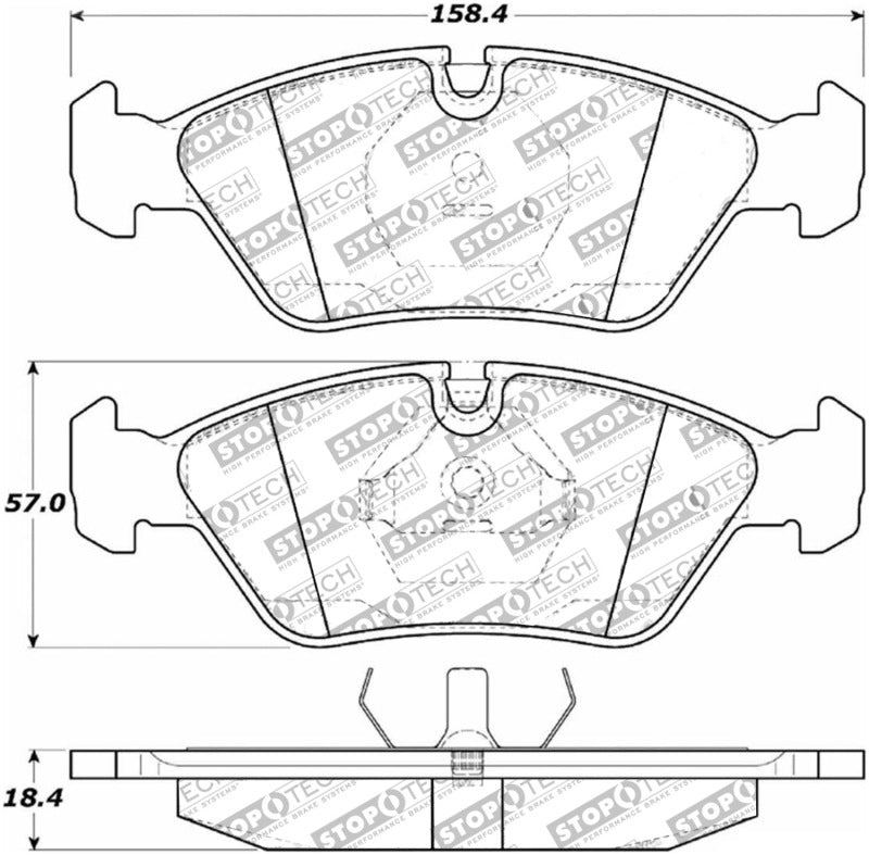StopTech Performance Brake Pads - 309.02530