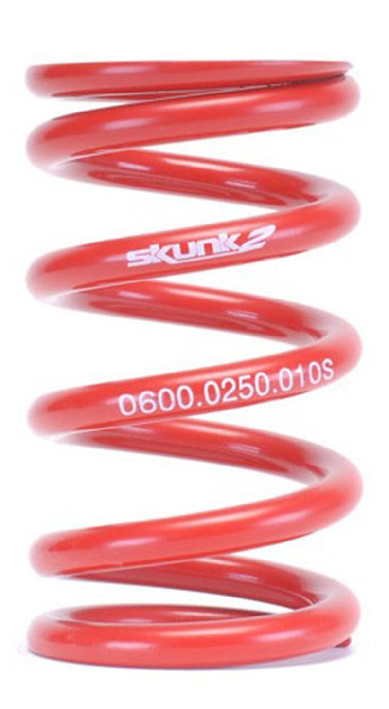 Skunk2 Universal Race Spring (Straight) - 6 in.L - 2.5 in.ID - 10kg/mm (0600.250.010S) - 521-99-1000 for 1988-2011 Honda Civi