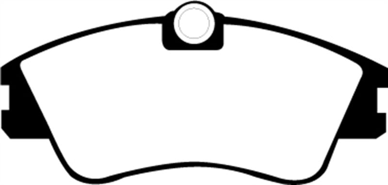 EBC 93-96 Volkswagen Eurovan 2.5 Solid Rotors Greenstuff Front Brake Pads - DP61030