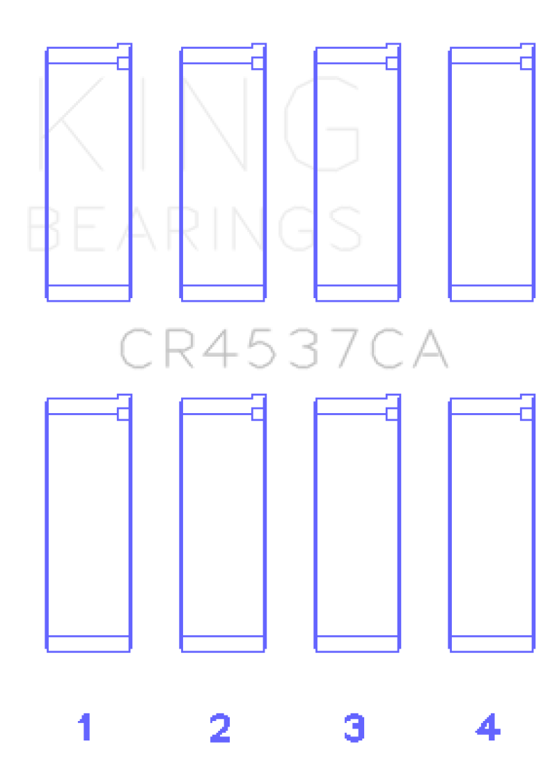 King Engine Bearings Mini Cooper W10B16A (Size +0.25mm) Connecting Rod Bearing Set - CR4537CA0.25