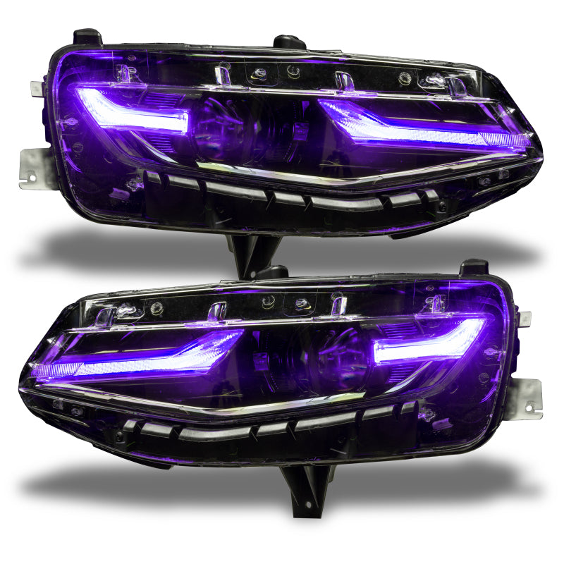 Oracle 19-21 Chevy Camaro LS/LT RGB+A Headlight DRL Kit - w/ Simple Controller SEE WARRANTY - 1418-504
