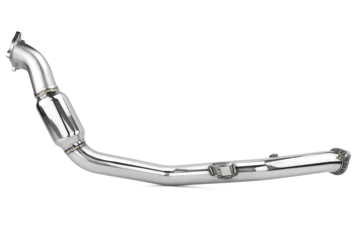 Invidia 05+ Legacy GT / Outback XT (AT) LGT Polished Divorced Waste Gate Downpipe with High Flow Cat - HS05SLADPC