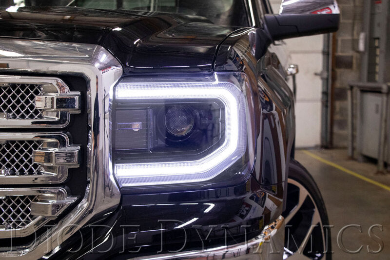 Diode Dynamics GMC Sierra LED Halos Switchback 16-18 Sierra 1500 - DD2177