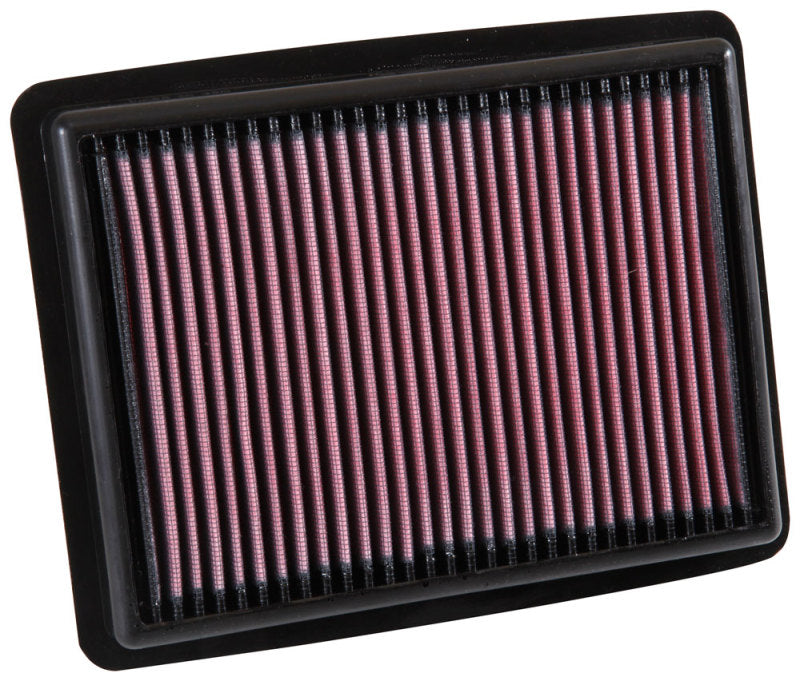 K&N 15-17 Honda Civic IX L4-2.0L Replacement Air Filter - 33-3058 by K&N Engineering - front view