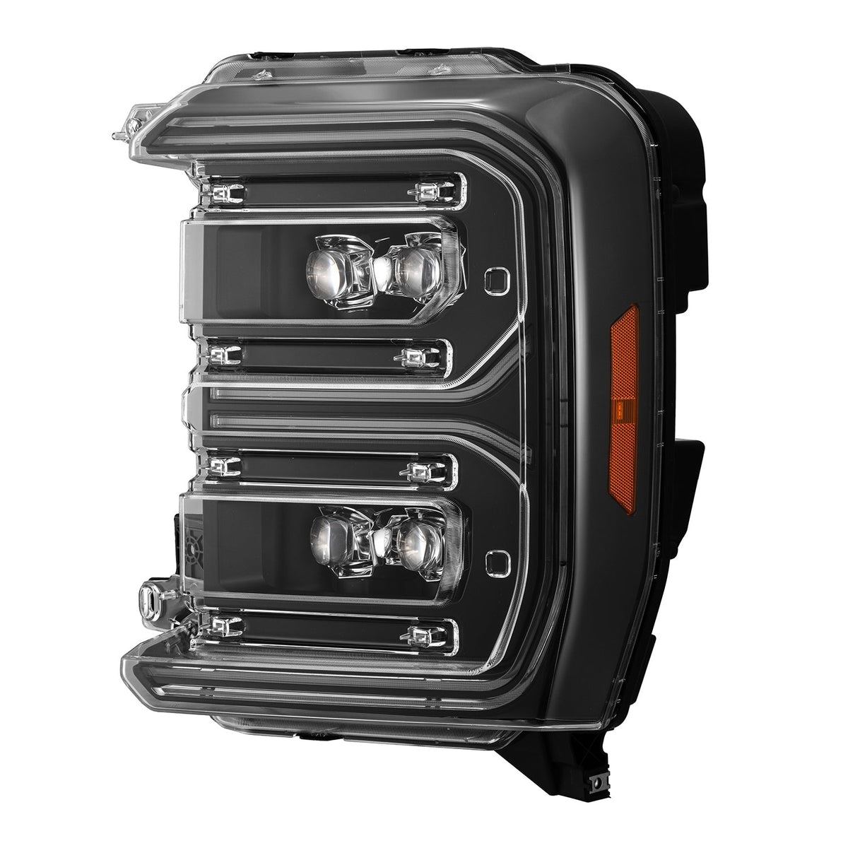 AlphaRex 23-26 Ford F-250 SD NOVA LED Proj Headlights Blk w/Activ Light/Seq Signal/Switchback - 880895