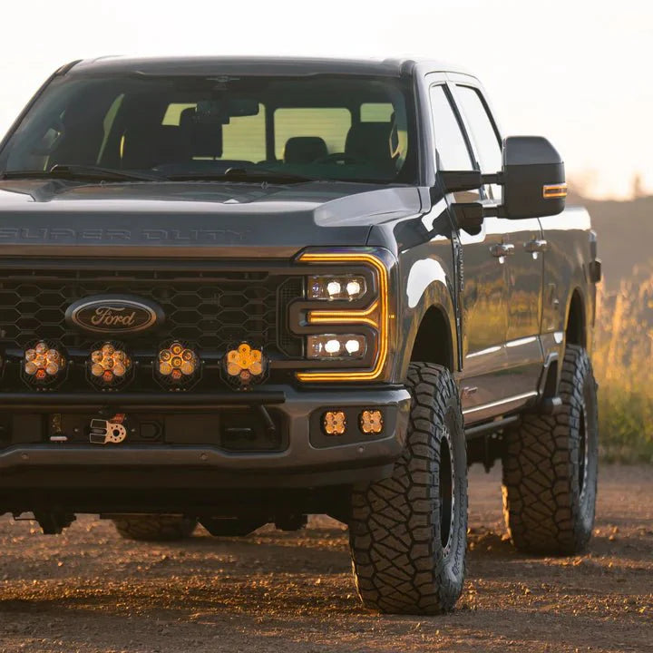 AlphaRex 23-26 Ford F-250 SD NOVA LED Proj Headlights Blk w/Activ Light/Seq Signal/Switchback - 880895