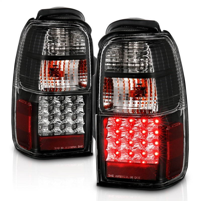ANZO 2001-2002 Toyota 4 Runner LED Taillights Black - 311099