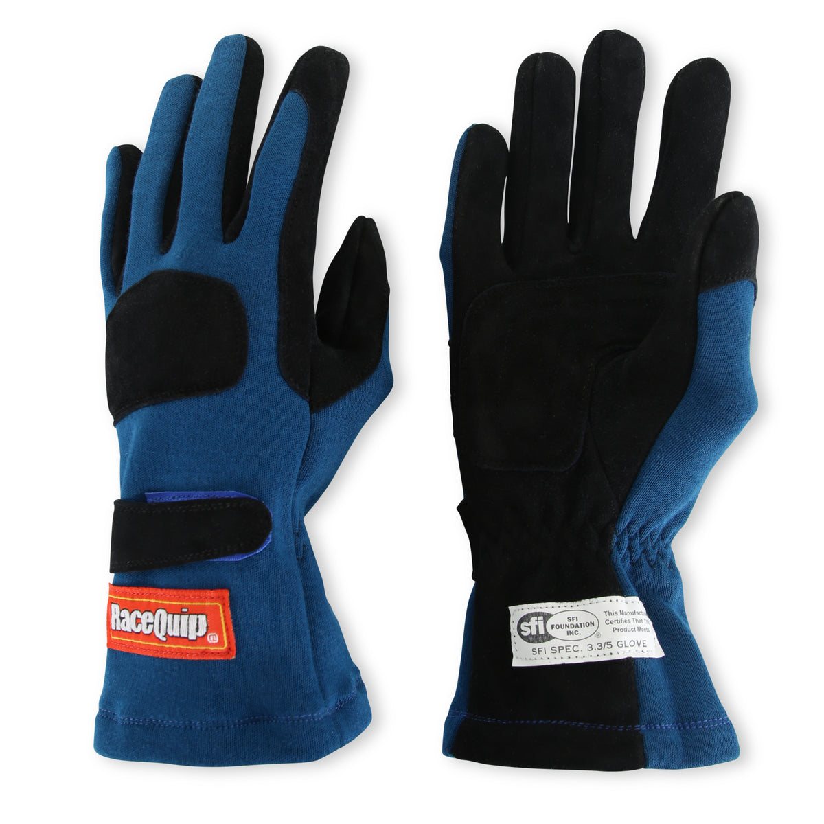 RaceQuip Blue 2-Layer SFI-5 Glove - XL
