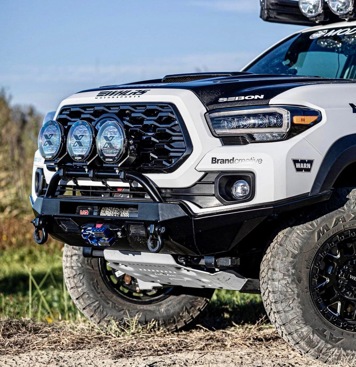 Rival 2005-2023 Toyota Tacoma 3Gen 4WD including KDSS  Aluminum Engine Skid Plate - 2333.9540.1.6