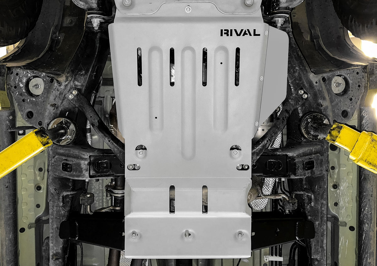 Rival 2016-2023 Toyota Tacoma 3Gen 4WD Aluminum Transmission Transfer Case Skid Plate - 2333.9541.2.6
