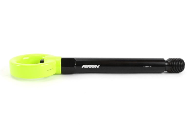 Perrin 10th Gen Civic SI/Type-R/Hatchback Tow Hook Kit (Rear) - Neon Yellow - PHP-BDY-251NY for 2016-2021 Honda Civic - close