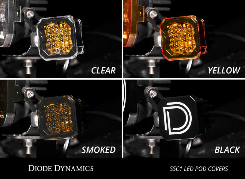 Diode Dynamics Stage Series C1 LED Pod Cover Smoked Each - DD6604