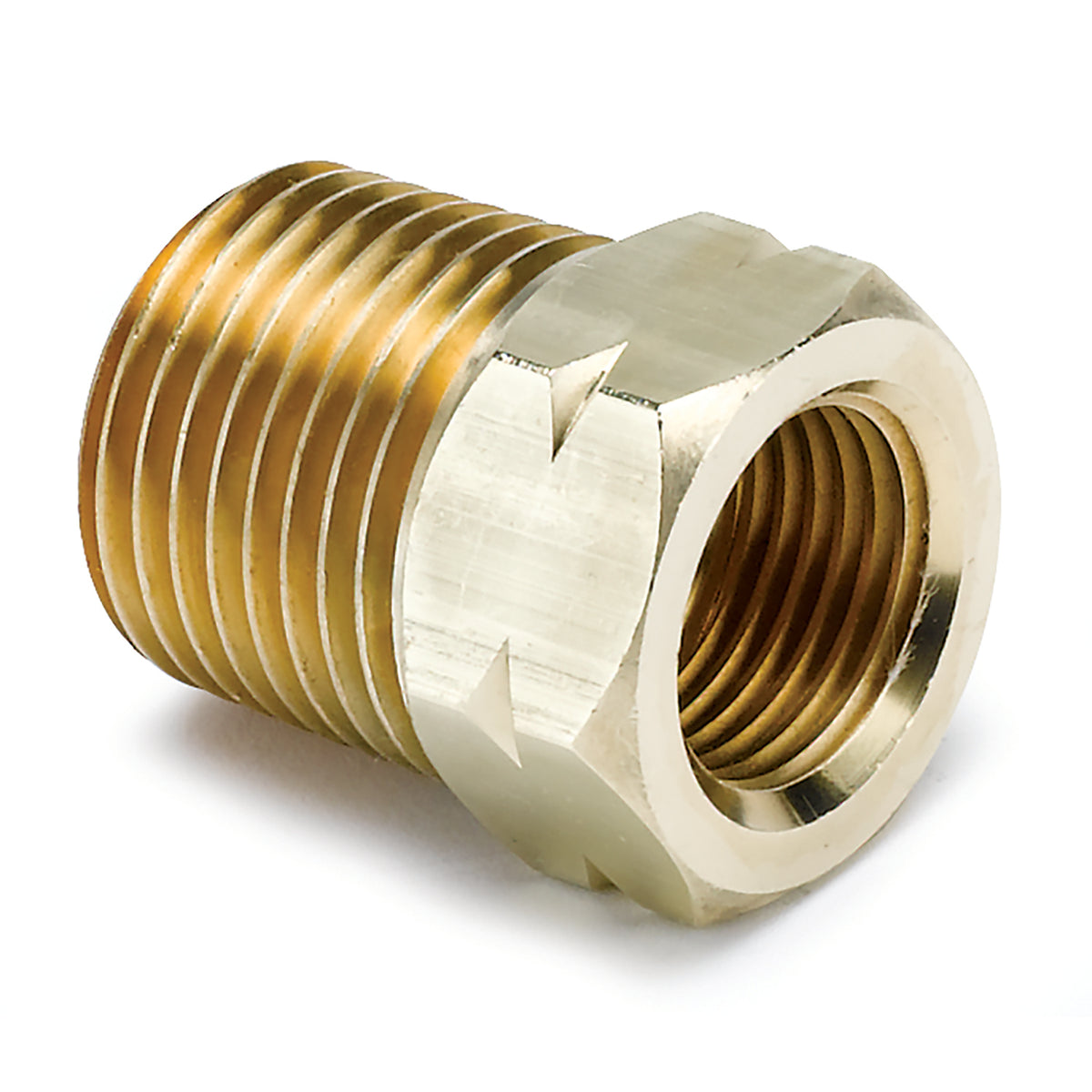 AutoMeter Fitting Adapter 1/2in. NPT Male Brass For Auto Gauge Mech. Temp. - 2372