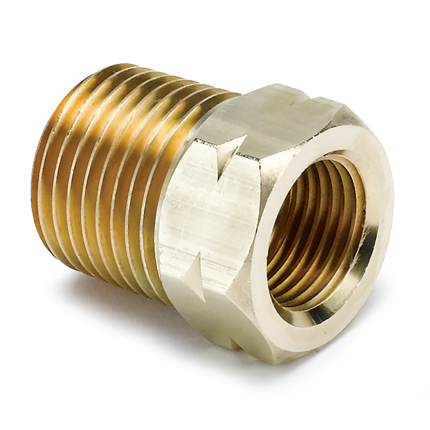 AutoMeter Fitting Adapter 1/2in. NPT Male Brass For Auto Gauge Mech. Temp. - 2372