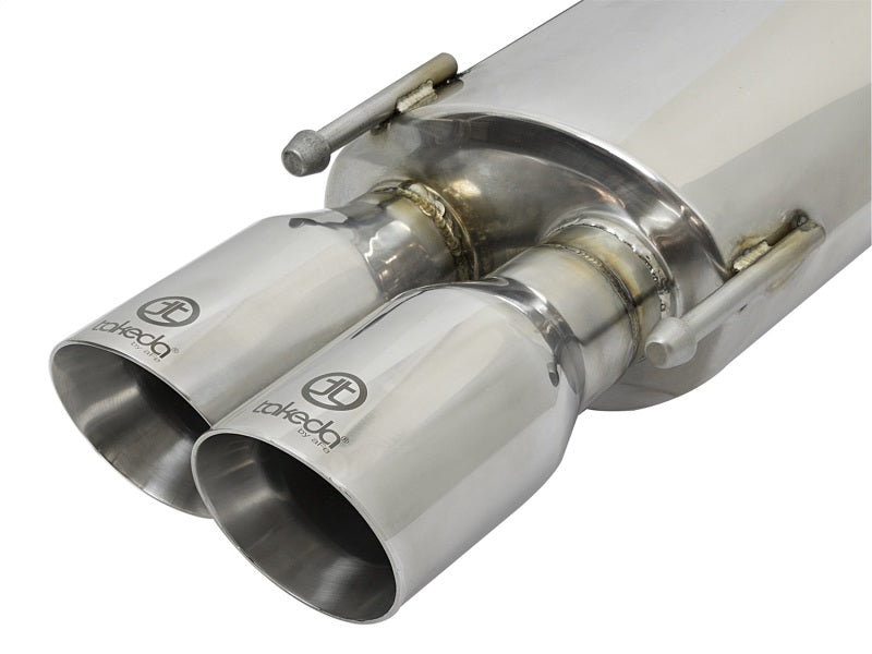 aFe Takeda 16-17 Lexus RC 200T 2.0L (t) 2in. SS Axle-Back Exhaust System w/Polished Tips - 49-36037-P