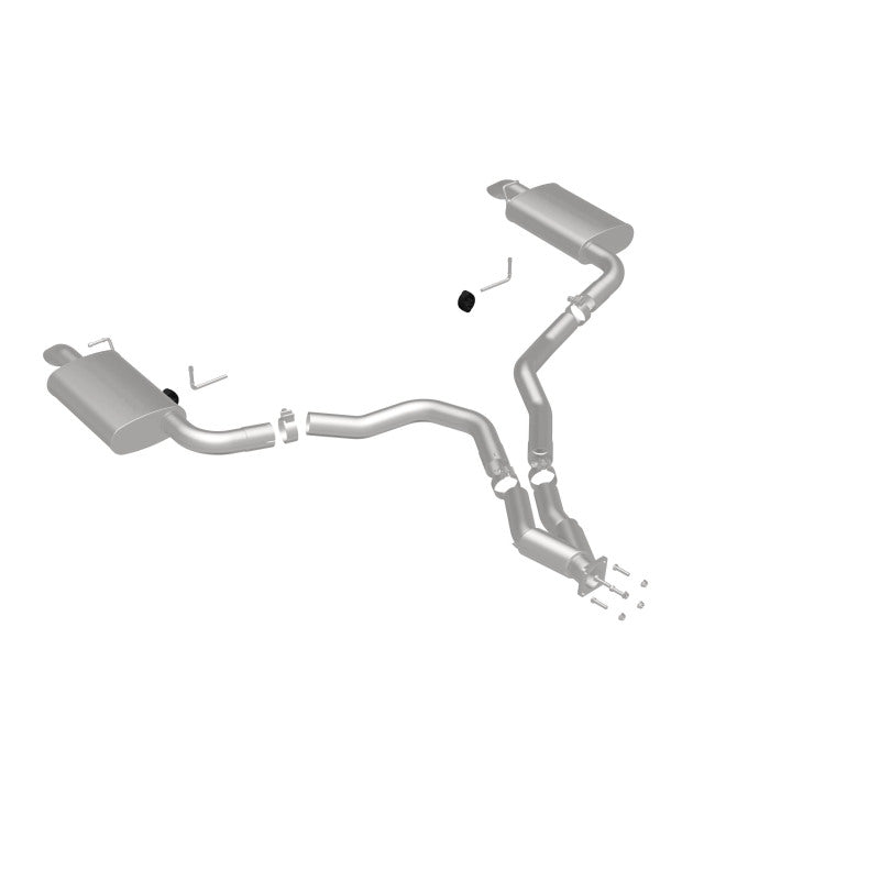 MagnaFlow 75-79 Chevy Corvette V8 5.7L Dual Split Rear Exit Stainless Cat-Back Perf Exhaust - 16710