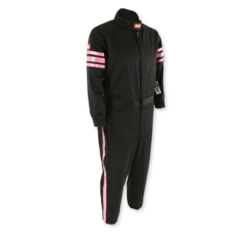 RaceQuip Pink Trim SFI-1 JR. Suit - Kids XSM - 1950891RQP
